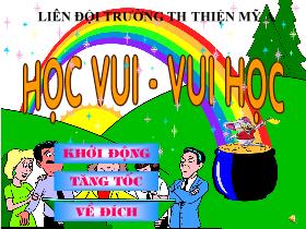 Sinh hoạt ngoại khóa: Học vui - Vui học