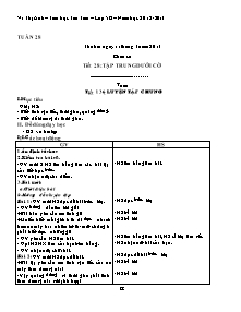 Thiết kế giáo án các môn lớp 5 - Tuần 28
