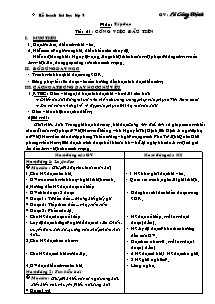 Thiết kế giáo án lớp 5 - Tuần 31