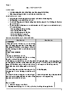 Thiết kế giáo án môn Tập làm văn 5 - Tuần 1 đến tuần 35