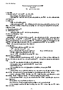 Thiết kế giáo án môn Tiếng Việt 5 năm 2009