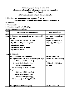 Thiết kế giáo án môn Tiếng Việt lớp 5 - Tuần 7