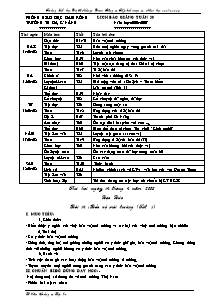 Thiết kế tổng hợp các môn học lớp 4 - Học kì II - Tuần 30